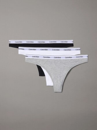 Dámská tanga Calvin Klein 3 pack QD5209/MPI 